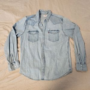 Levis jean shirt blue